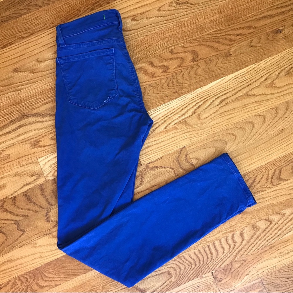 J Brand Royal Blue skinny jeans
